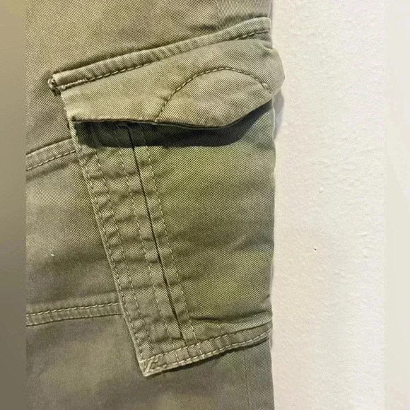 Vince. Cargo Pants Women’s Size 26 Olive Twill Military Style Skinny Mid Rise - Picture 5 of 9